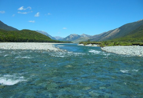 The Hurunui river. Documents obtained by Forest & Bird showed that changes made to ECAN legislation were made to reduce 'blockages' to development. The Hurunui was one of the rivers where they were looking to 'accelerate' development.   